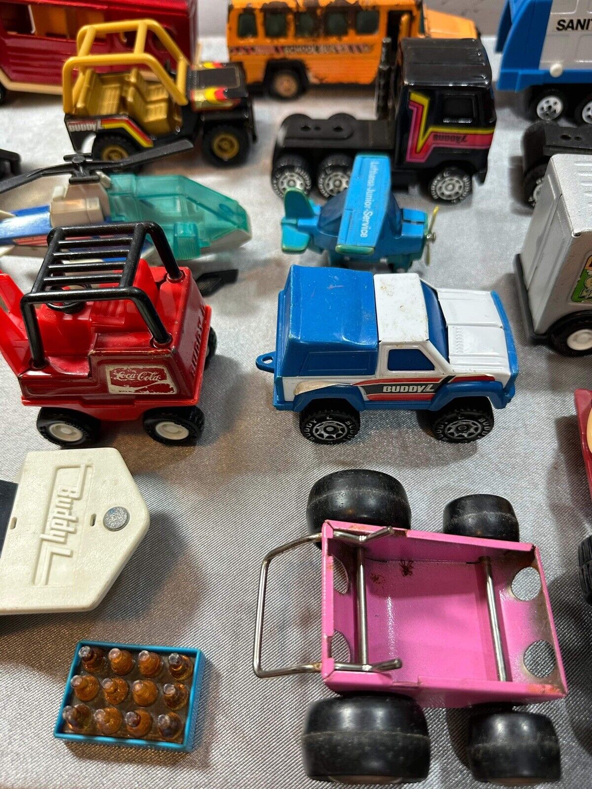 Vintage Lot Of 19 Buddy L Trucks, Cars & MORE 60s/70s/80s VTY