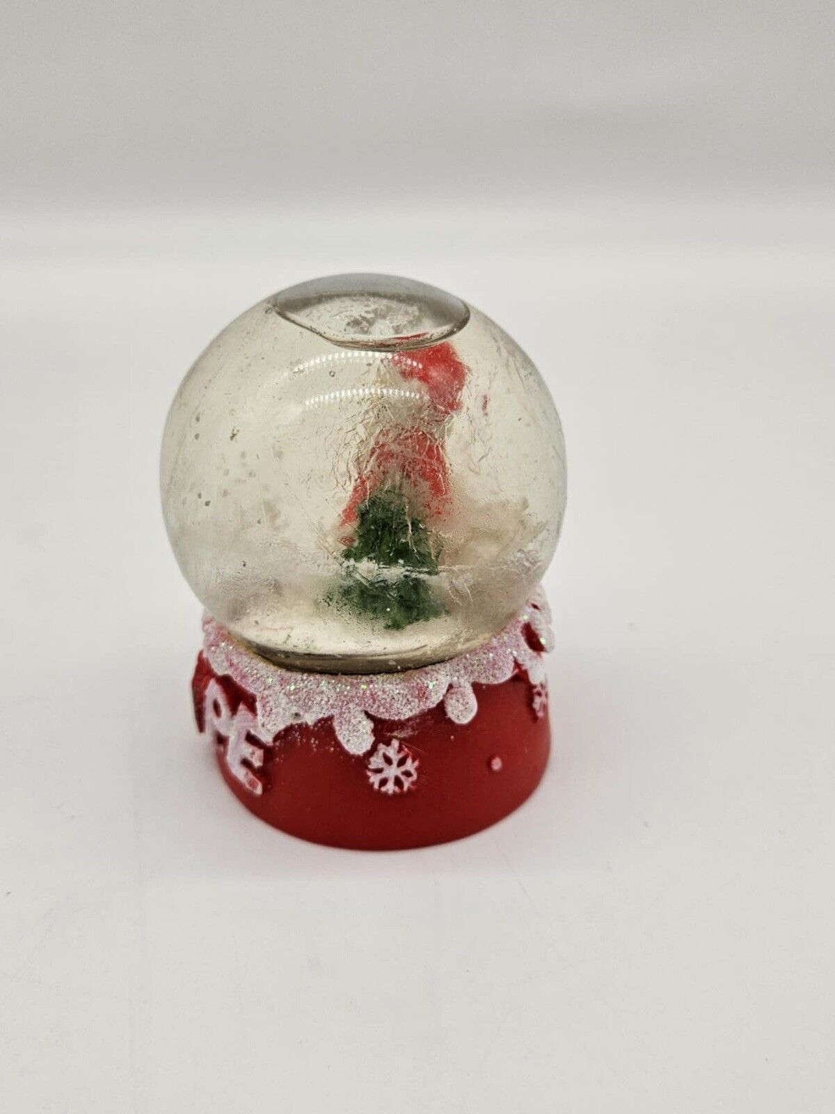 Christmas 2.5" Snow Globe Santa 'Hope'