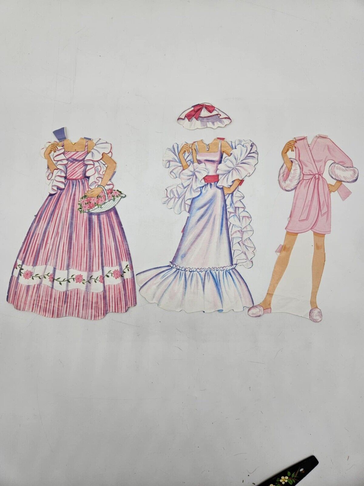 1984 Crystal Barbie Paper Doll & Paper Clothes