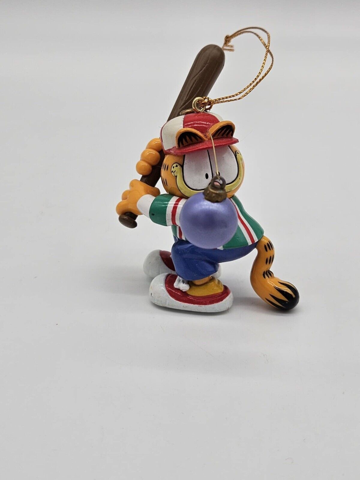 1996 20th Year Garfield Baseball Christmas Ornament Paws Trim-A-Tree
