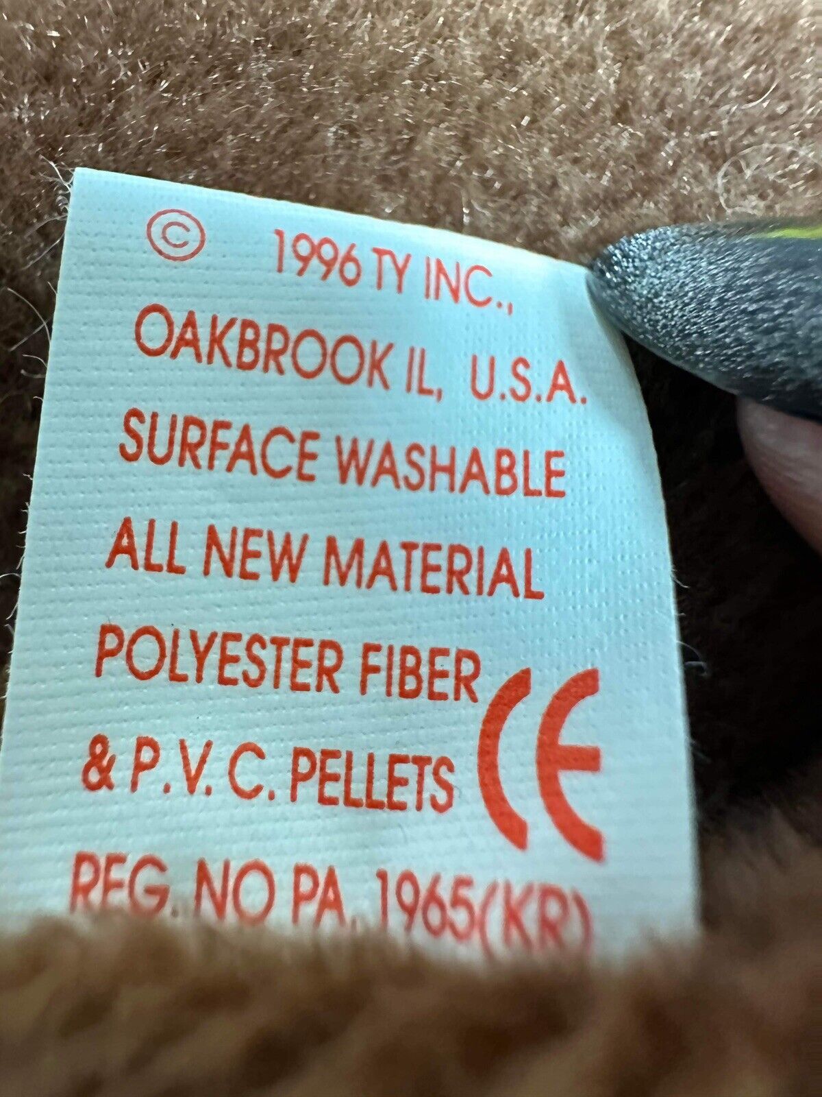 Ty Beanie Baby 1996 GOBBLES The Turkey #4034 Rare! VCTY