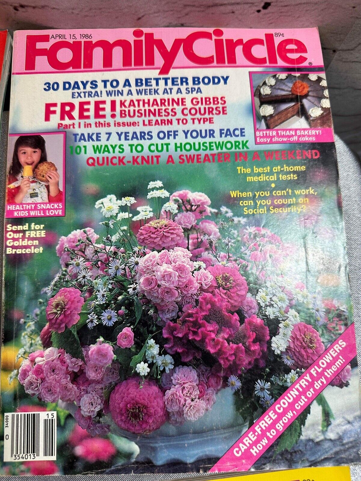 Family Circle magazine lot - Early 1980's lot of 6 - Vintage Back Issue