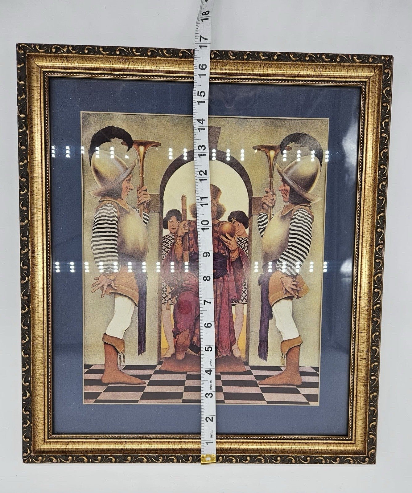 Vintage Maxfield Parrish "Entrance of Pompdebile King of Hearts" Framed Print
