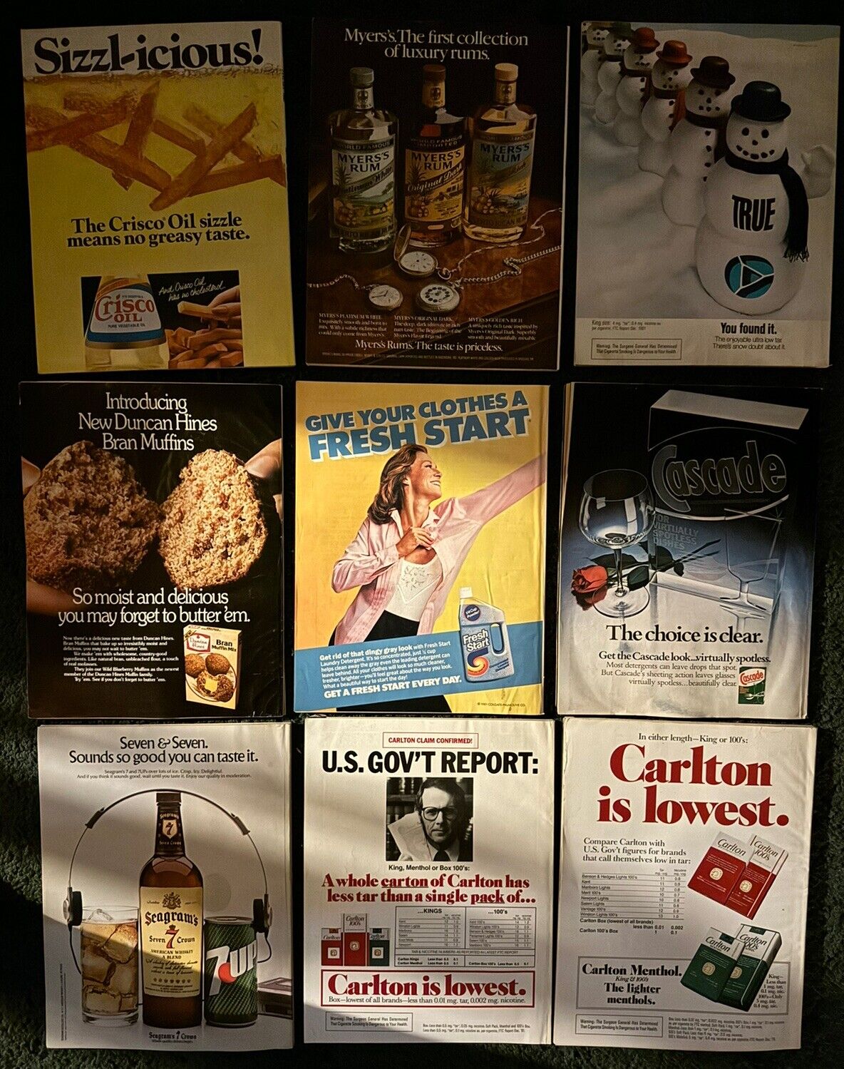Vintage 1980's Better Homes and Gardens Magazines Lot of 9 Recipes - Adverising