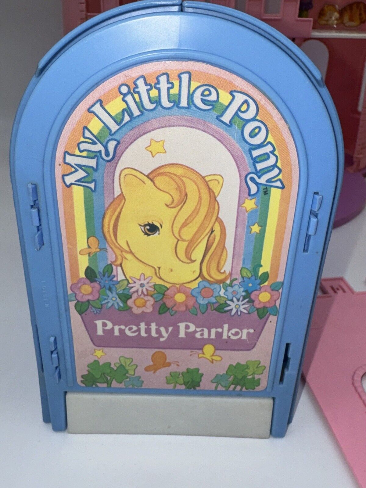 Vintage My Little Pony Pink Dream Castle G1 1984 Near Complete Playset