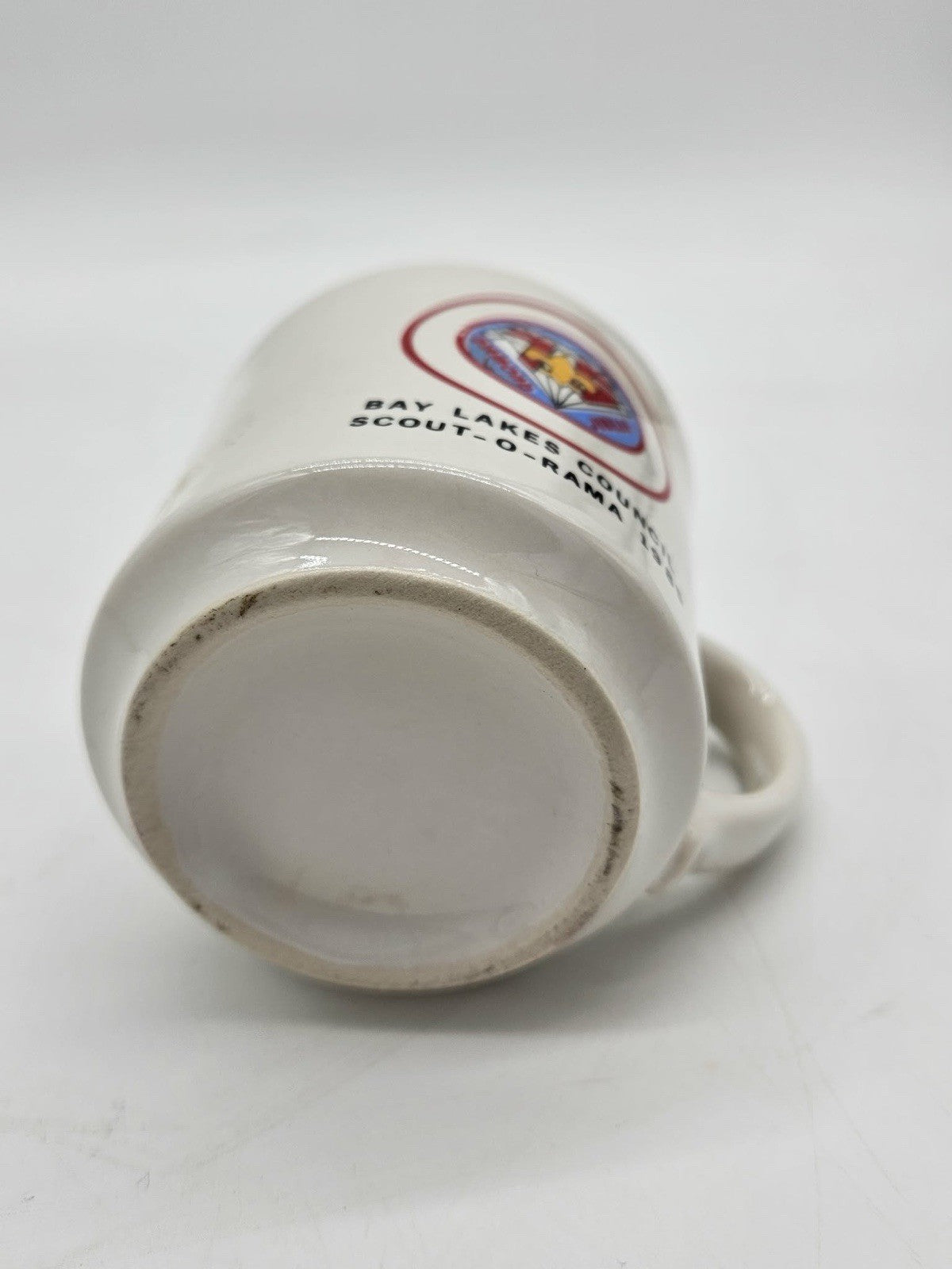 Vintage 1985 BSA Bay Lakes Council Scout-O-Rama Mug