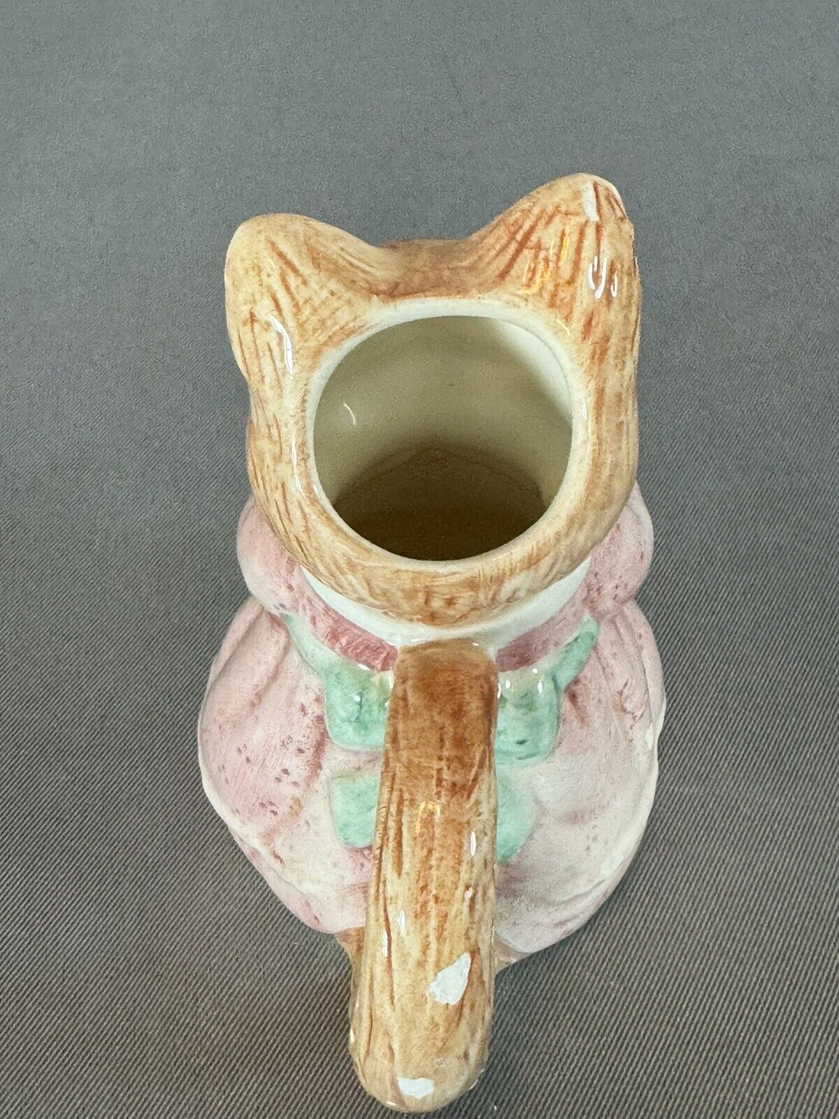 1991 VTG AVON CAT CREAMER PITCHER - HALF OF THE SET, SHE NEEDS HER SUGAR VFG