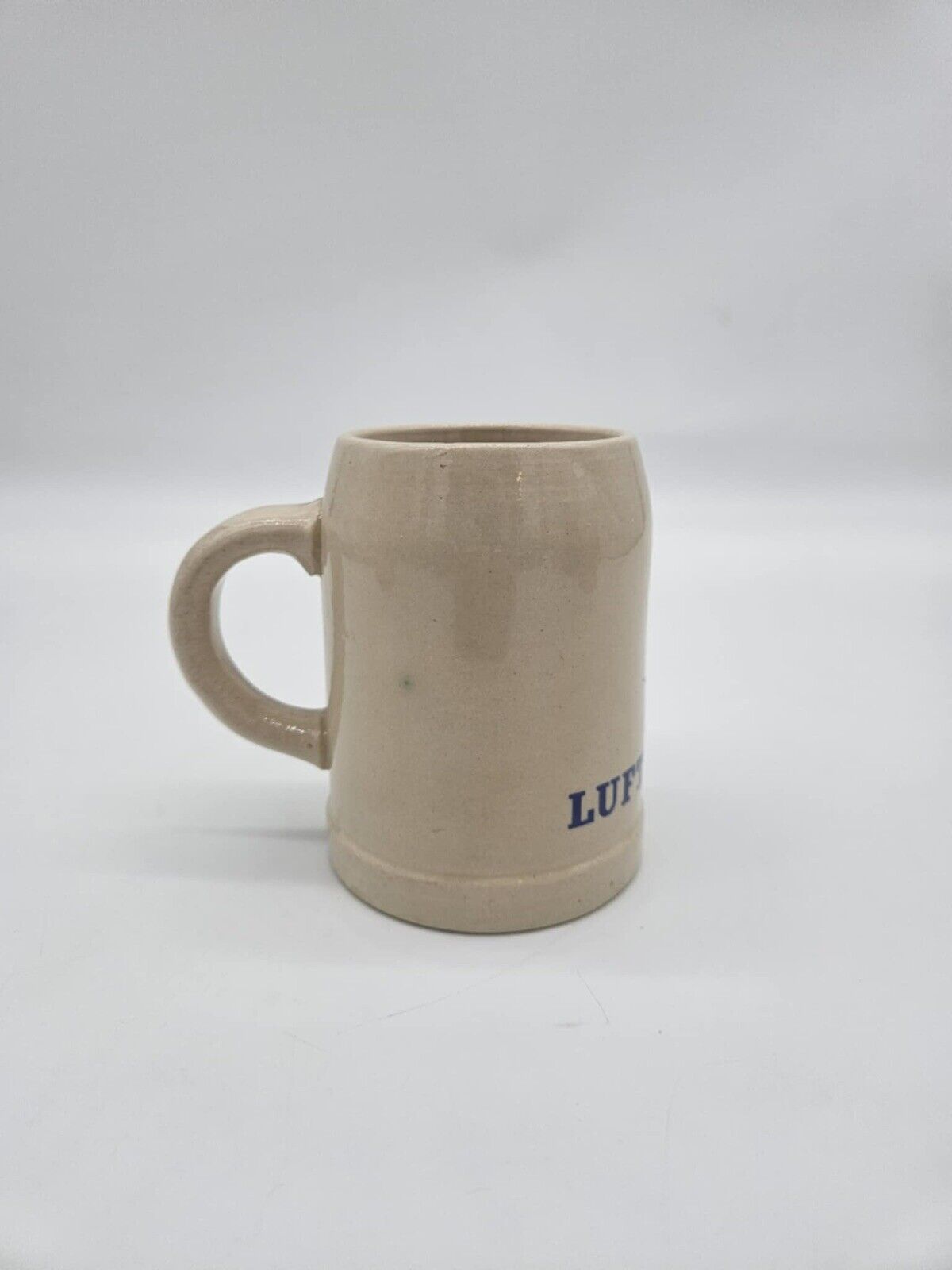 Vintage Lufthansa Airlines Airways Stoneware Mug Stein 3/10th Liter Germany