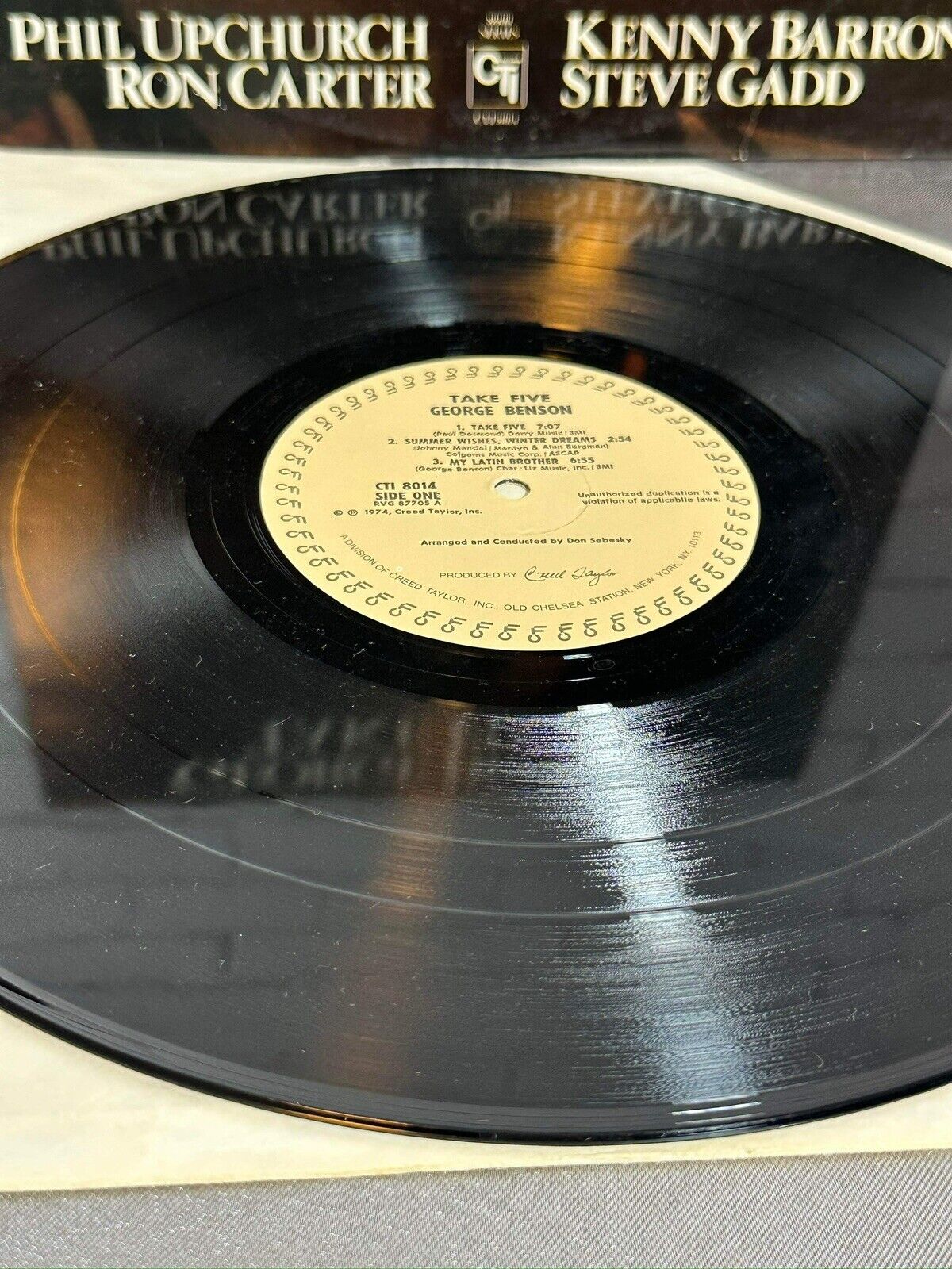 1979 GEORGE BENSON Take Five Vinyl LP BEAUTIFUL Near Mint Record / VG+ Cover