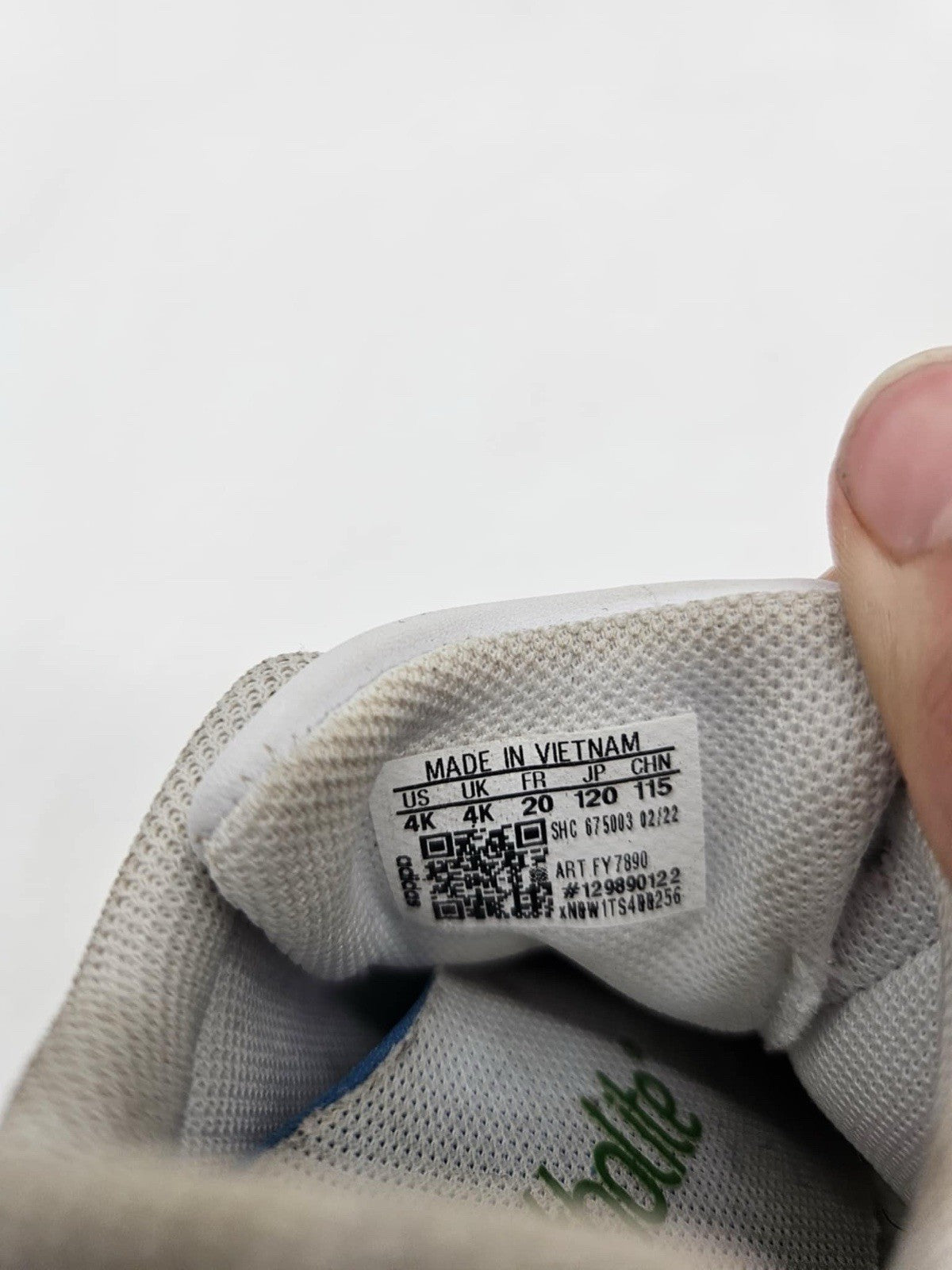 Adidas Toddler White And Green Stan Smith Sz 4 Toddler
