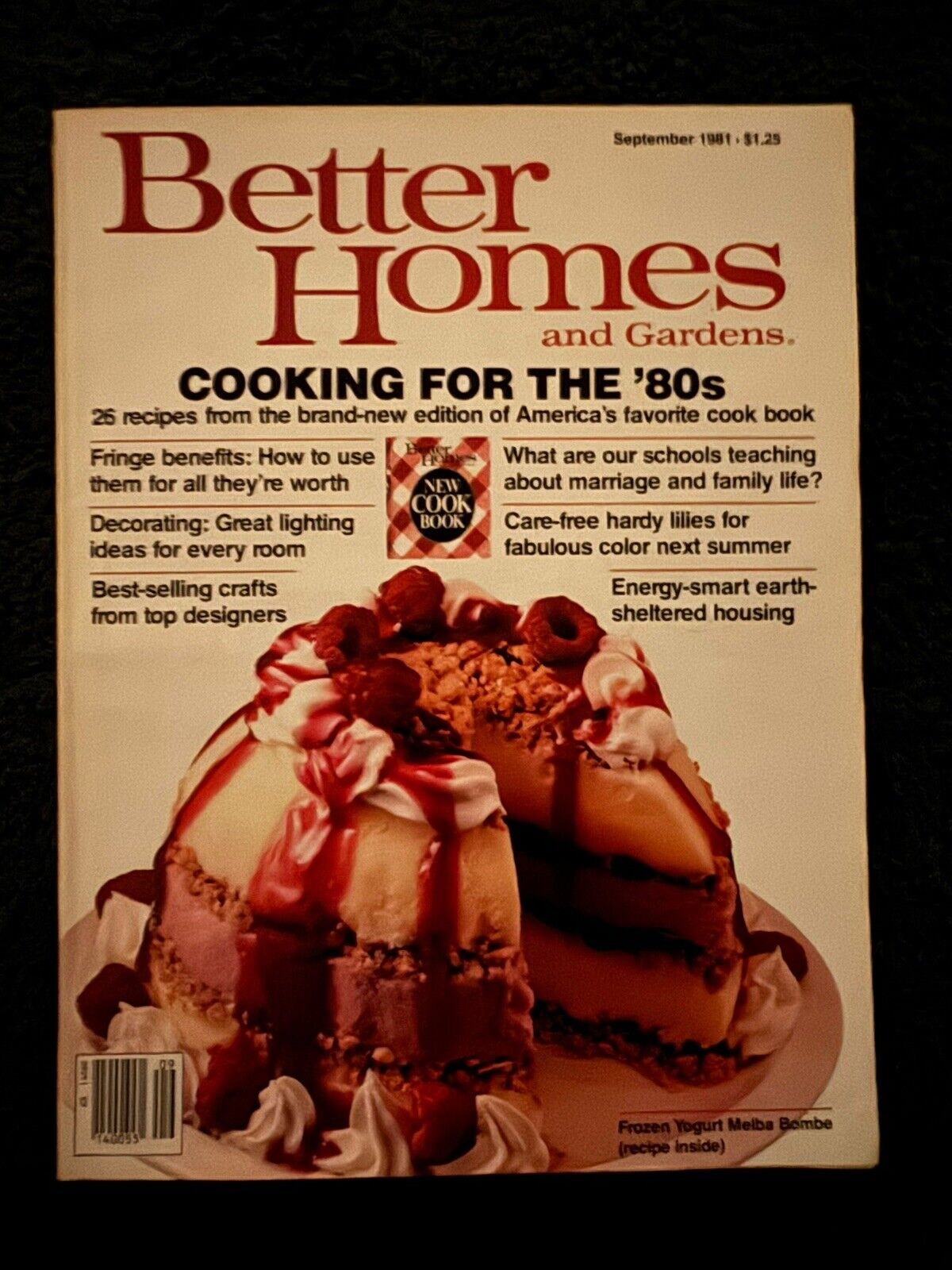 Vintage 1980's Better Homes and Gardens Magazines Lot of 9 Recipes - Adverising