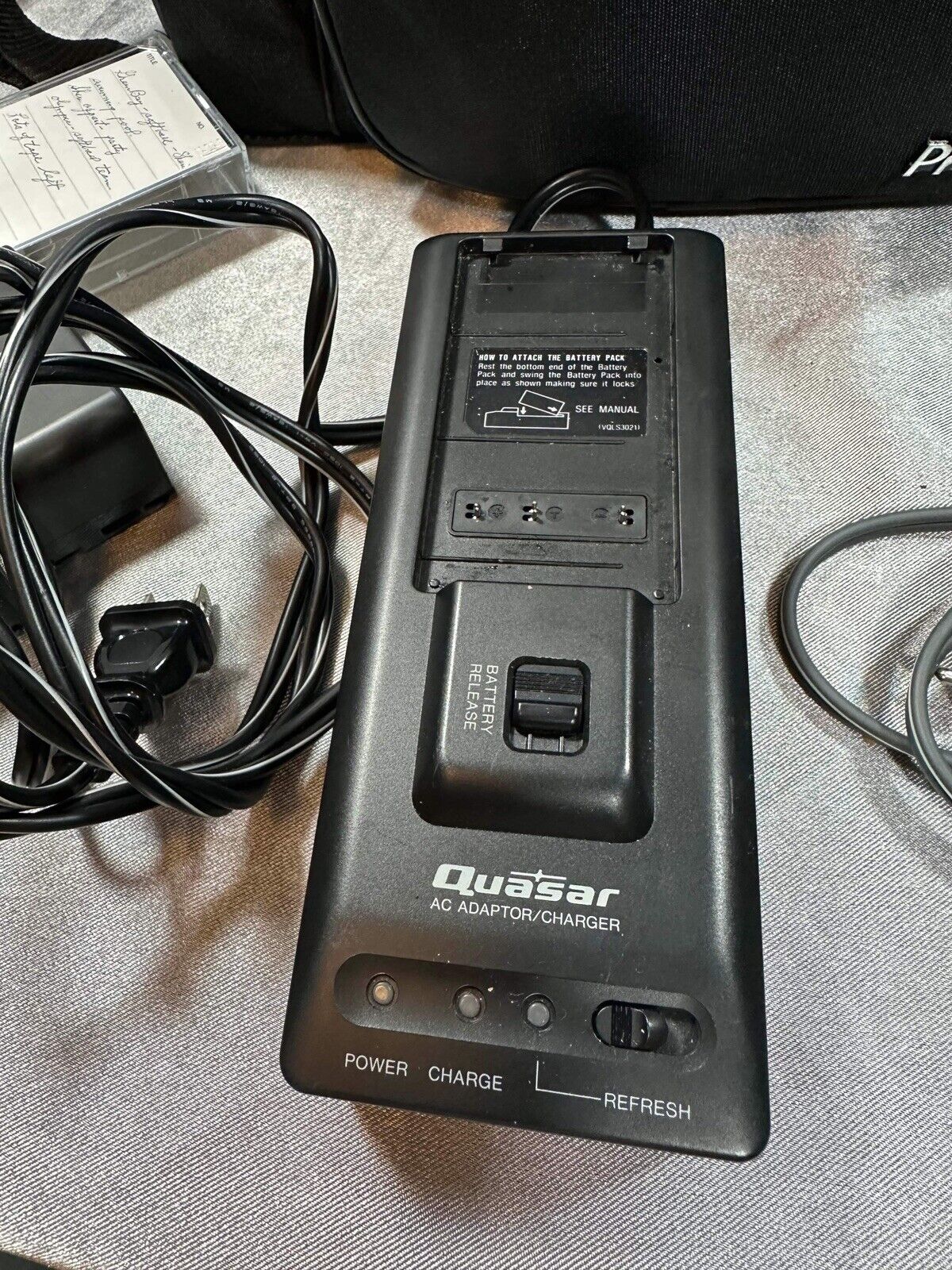 Panasonic Palmcorder PV-18 VHSC - X8 Digital Auto Focus w/ Lots of Xtras!! MISC