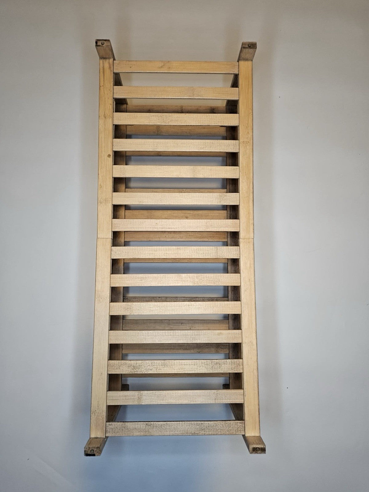 Folding Wooden Slatted Shelf Insert / Ventilated Storage Rack 26”