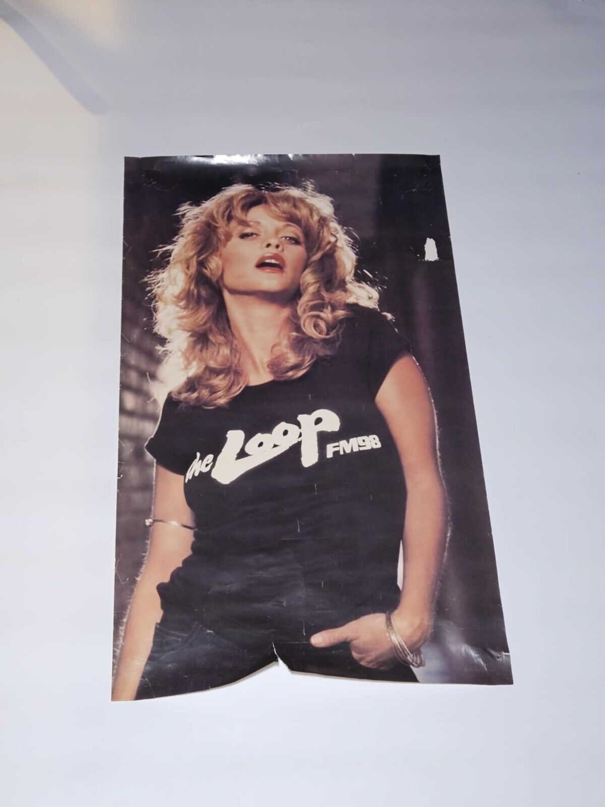 LORELEI SHARK POSTER WLUP CHICAGO LOOP RADIO "CHICK" DISCO DEMOLITION WLUP FM98