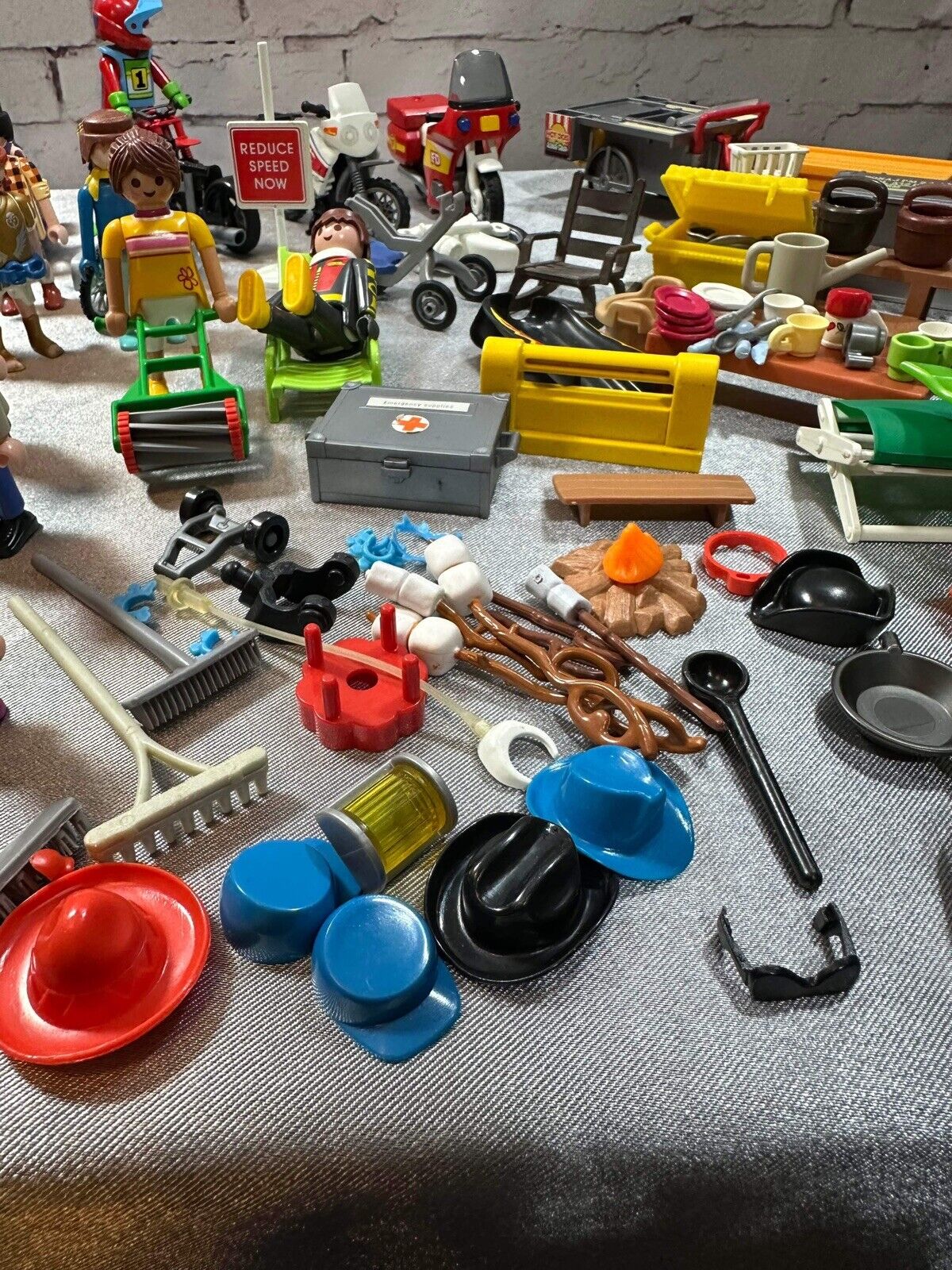 Huge Playmobil Lot of Figures & Accessories VTY