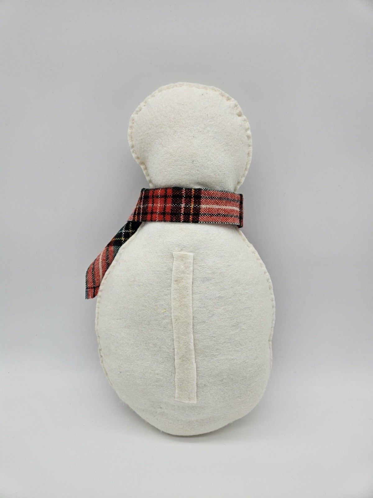 Cute Little Vintage Plush Snowman W/ Scarf & Vest