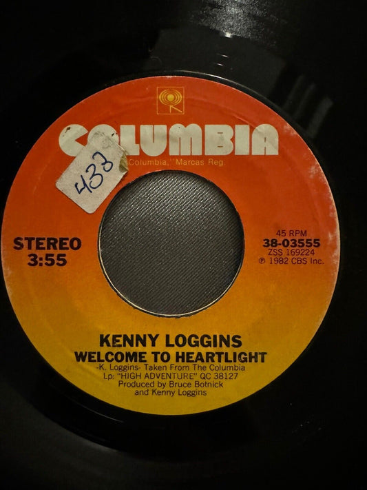 45 Record Kenny Loggins Only A Miracle/Welcome to Heartlight VG