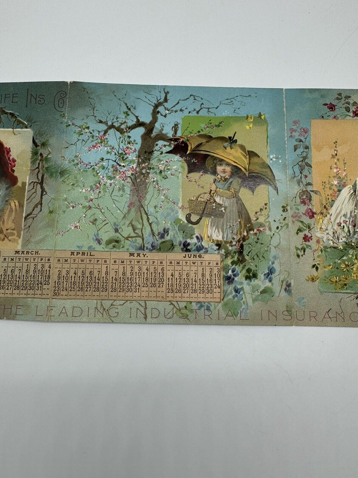 Antique VTG 1893 Calendar - THE METROPOLITAN LIFE INSURANCE CO  **MINT**