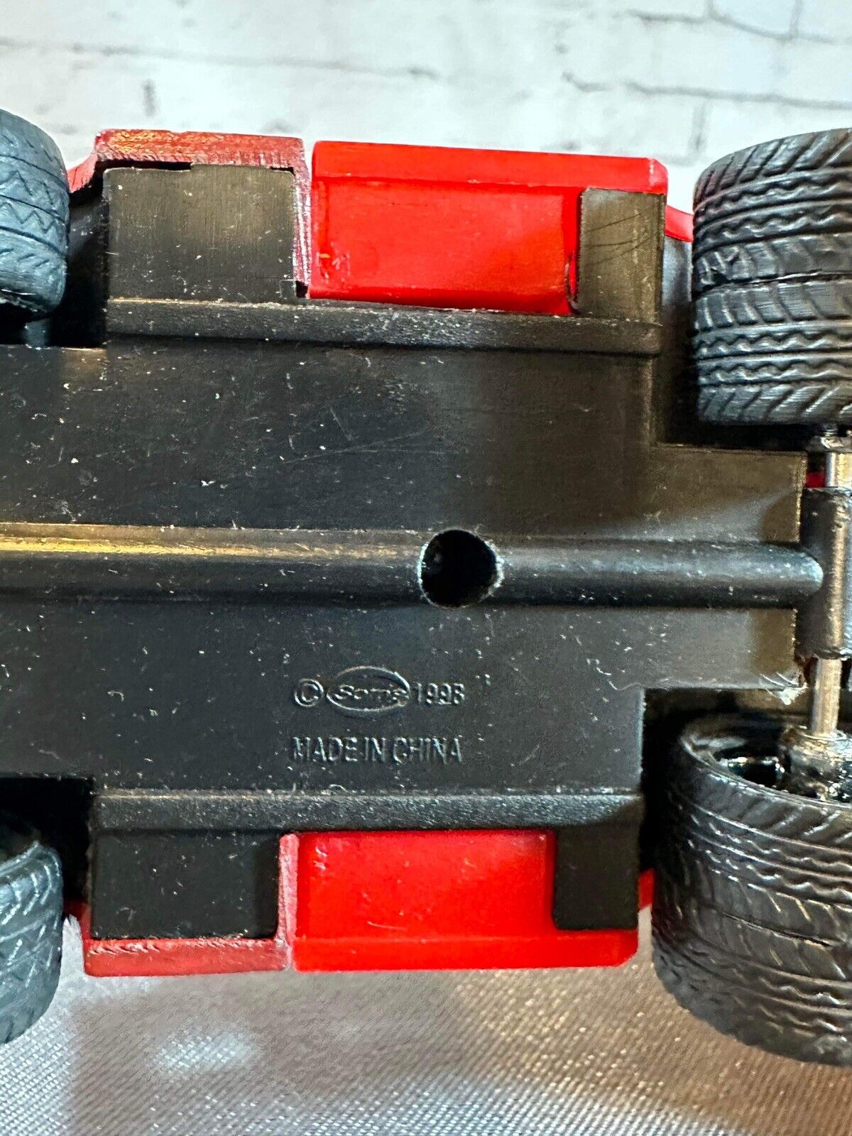 1998, Soma, Might Wheels, Fire truck, child's toy, fire engine, vintage VTY