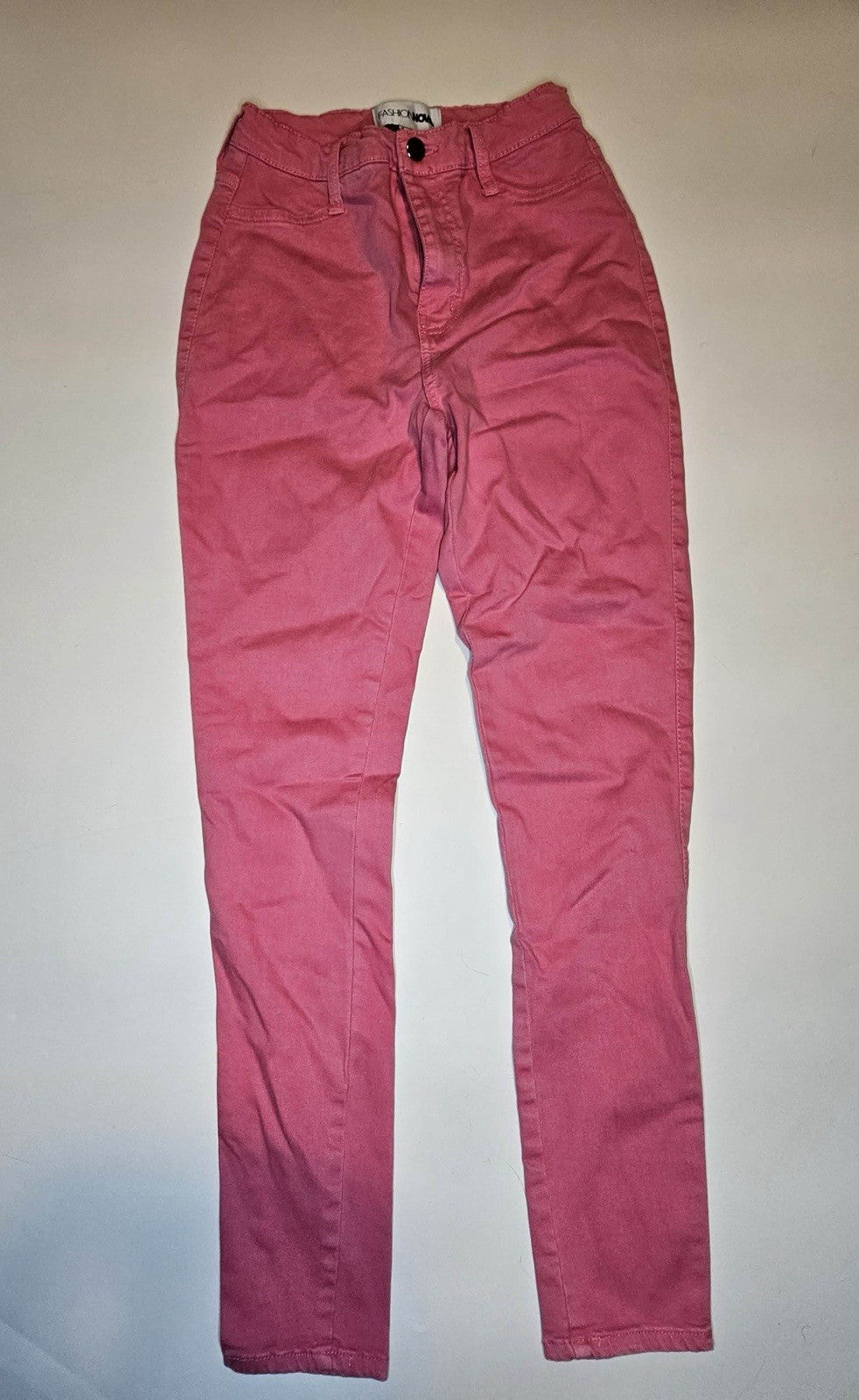 Fashion Nova Pink High Rise Skinny Jeans Womens Size 3 Small