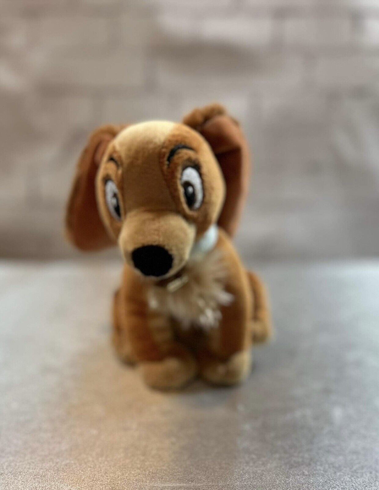 Disney Store Lady And The Tramp 12" Plush Lady Dog Stuffed Animal VCTY