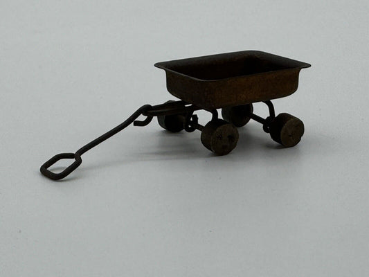 Vintage Rusty Tiny Miniature Wagon TNO 006