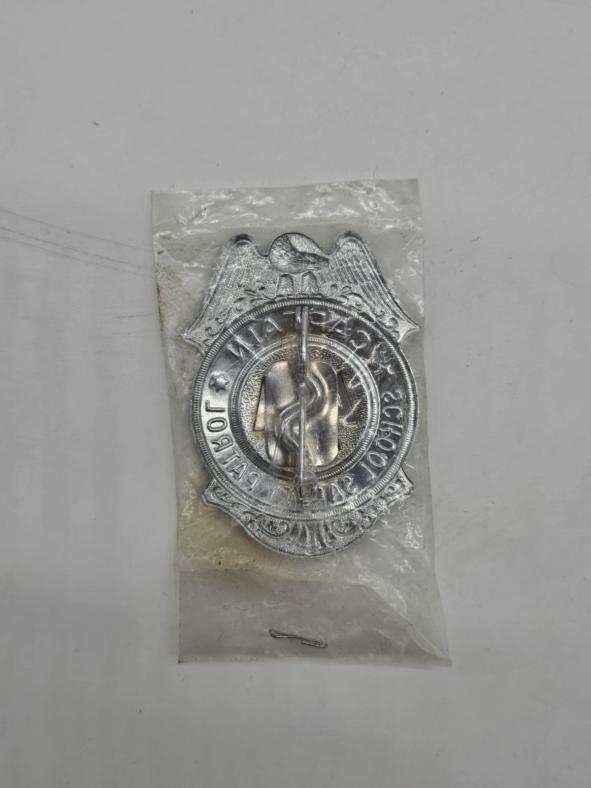 AAA Grammes Allentown Pa Captain Black School Safety Patrol Badge *NEW*