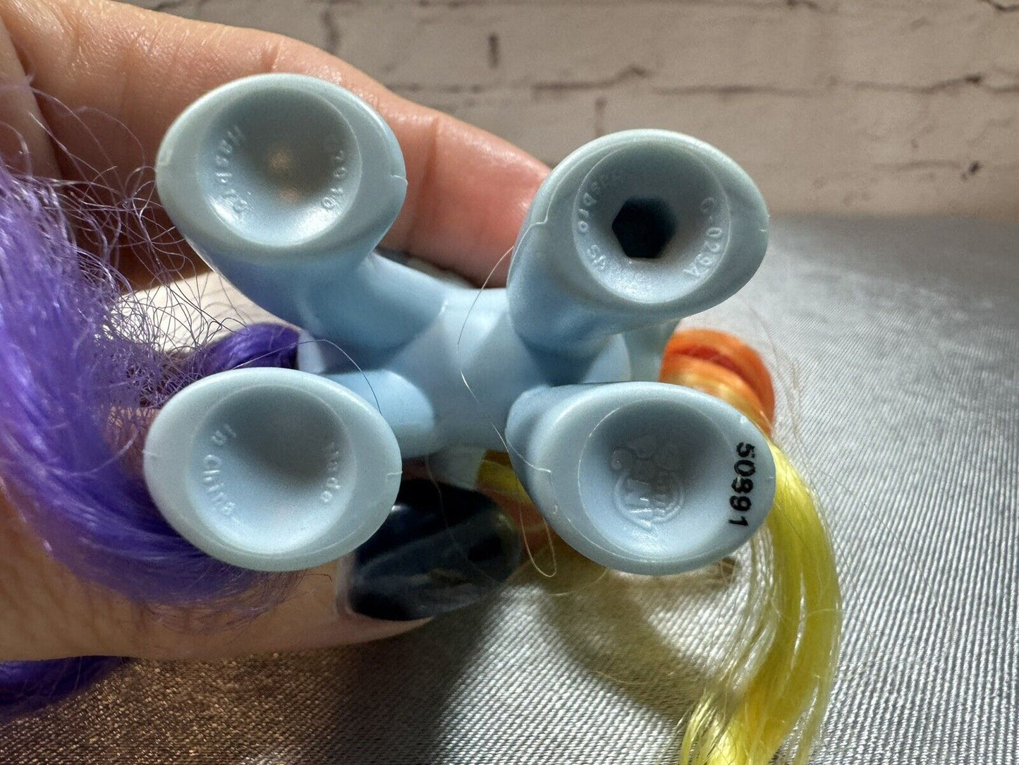 My Little Pony G4 Rainbow Dash Brushable Toy Used As Is C1-2