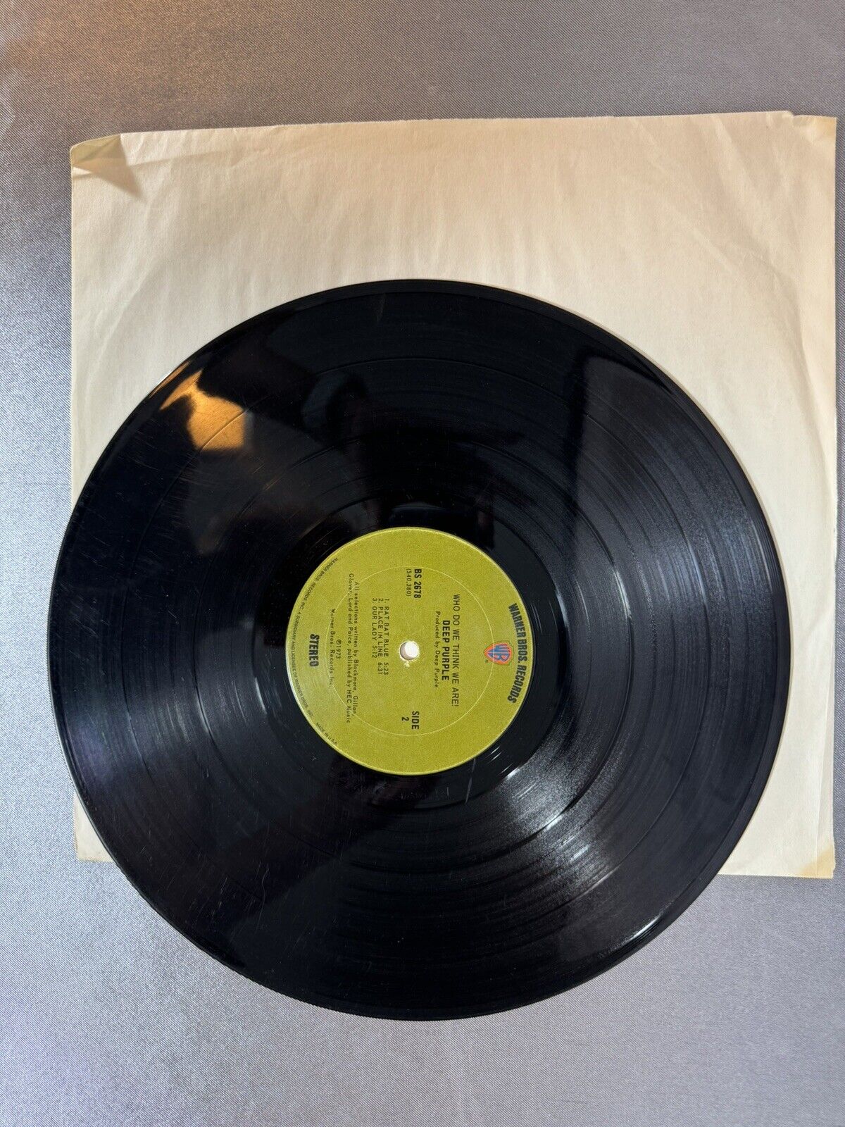 Deep Purple Who Do We Think We Are lp Original 1970 Gatefold WS 1877