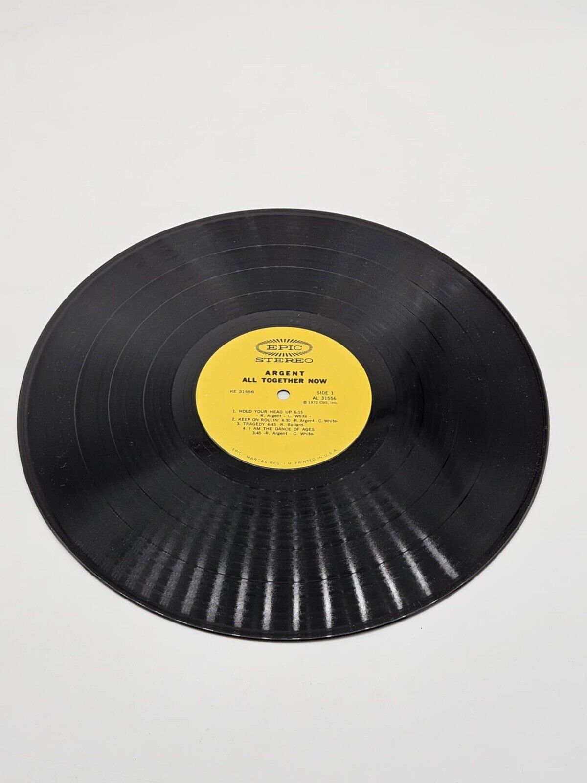 Argent – All Together Now - 1972 Epic #KE 31556 Classic Rock Vinyl LP