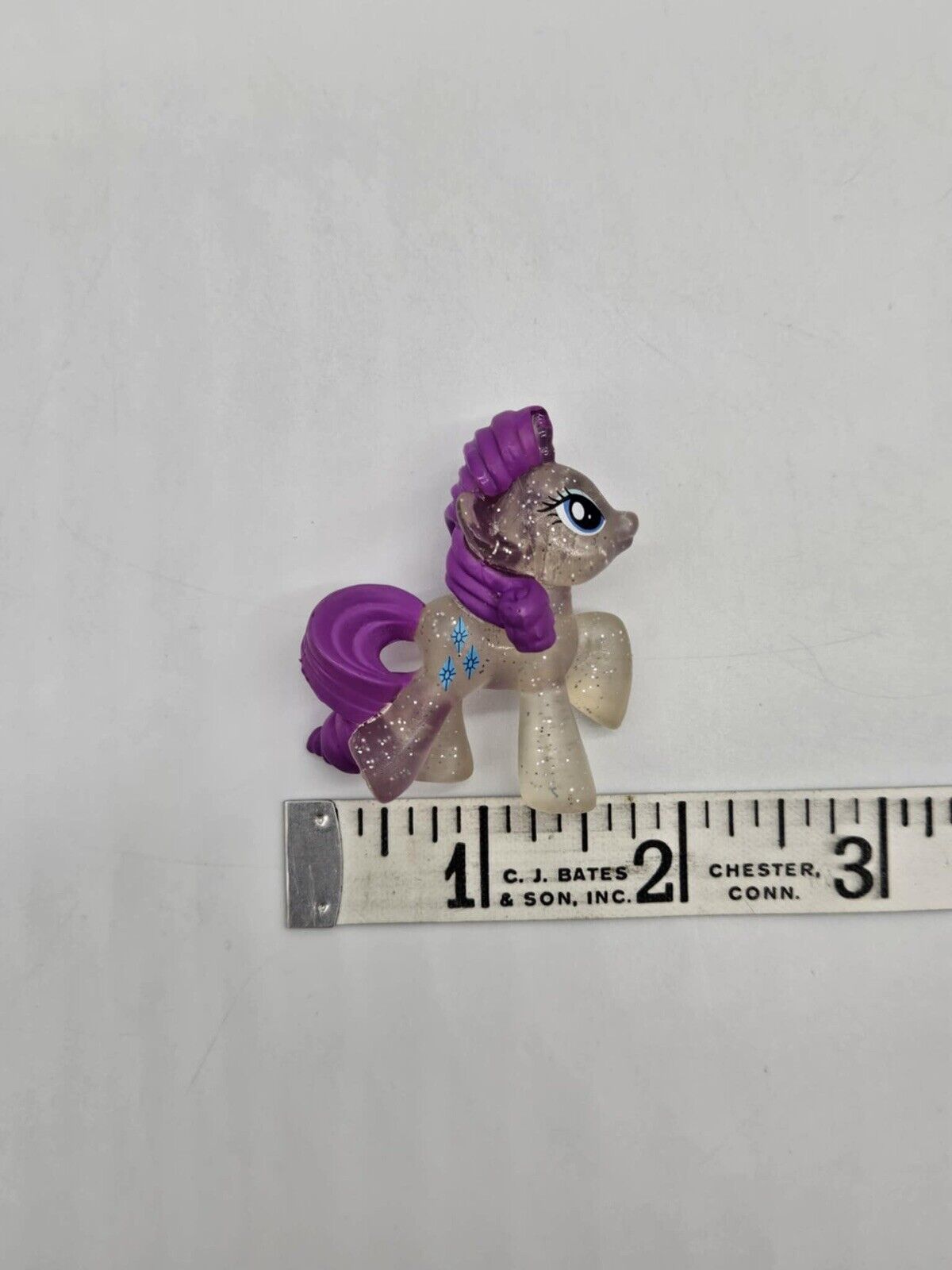 My Little Pony (G4) MLP FiM transparent Rarity Blind Bag wave 7 mini figure 2”