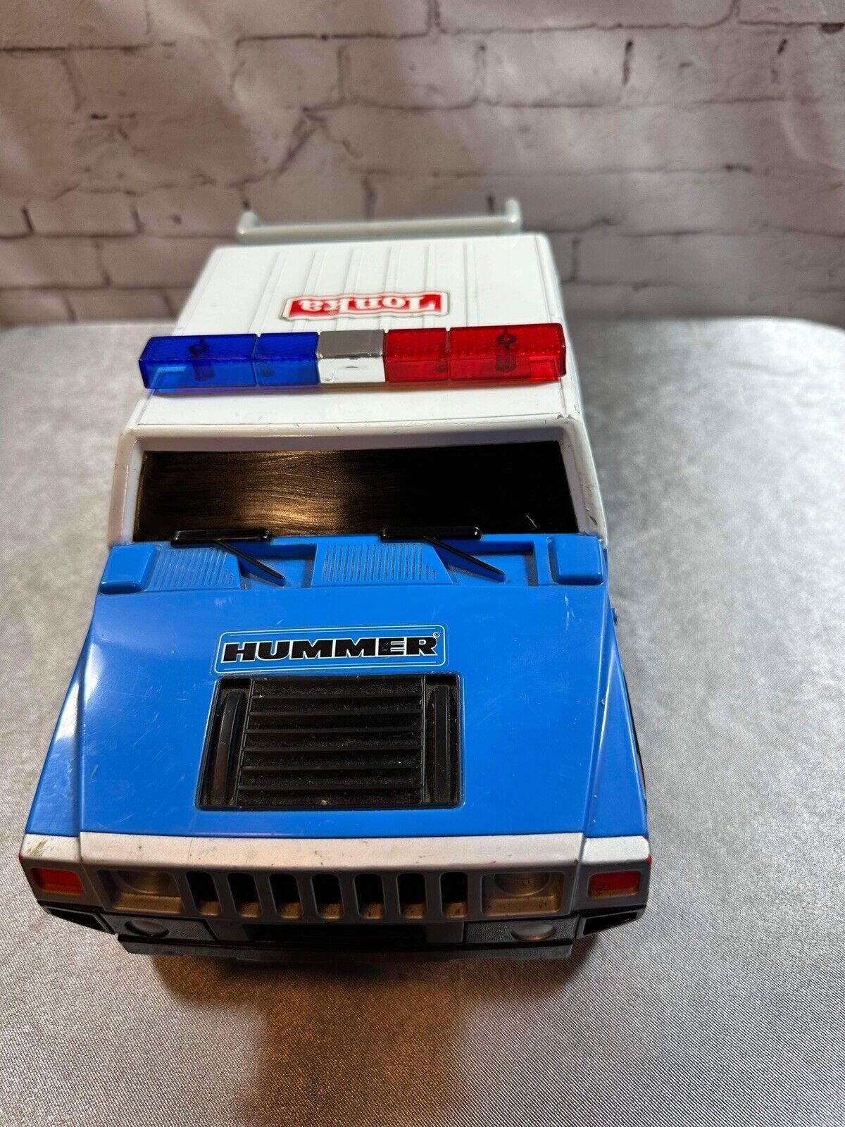 13-1/2" Tonka Police H2 Hummer Hasbro 2004 Rare Early Model *WORKING* VTY