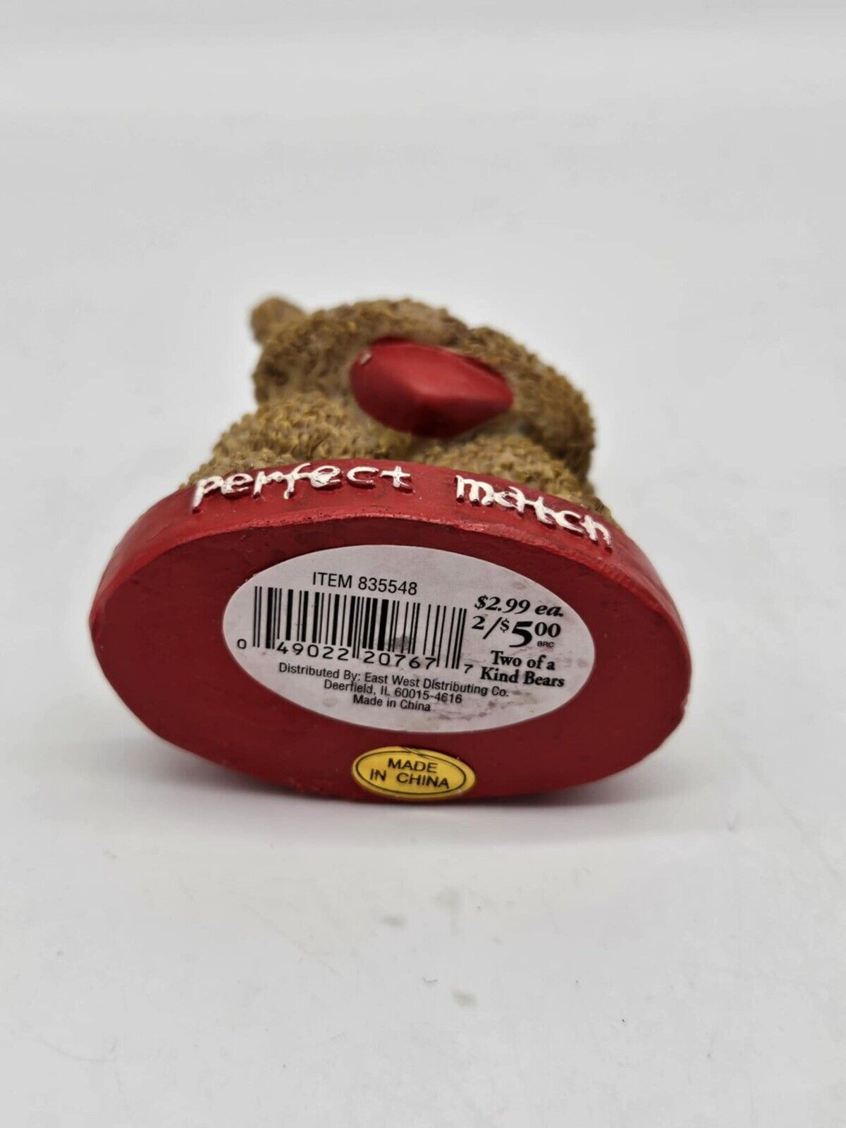 ‘Perfect Match’ Valentines Bears Vintage Figurine