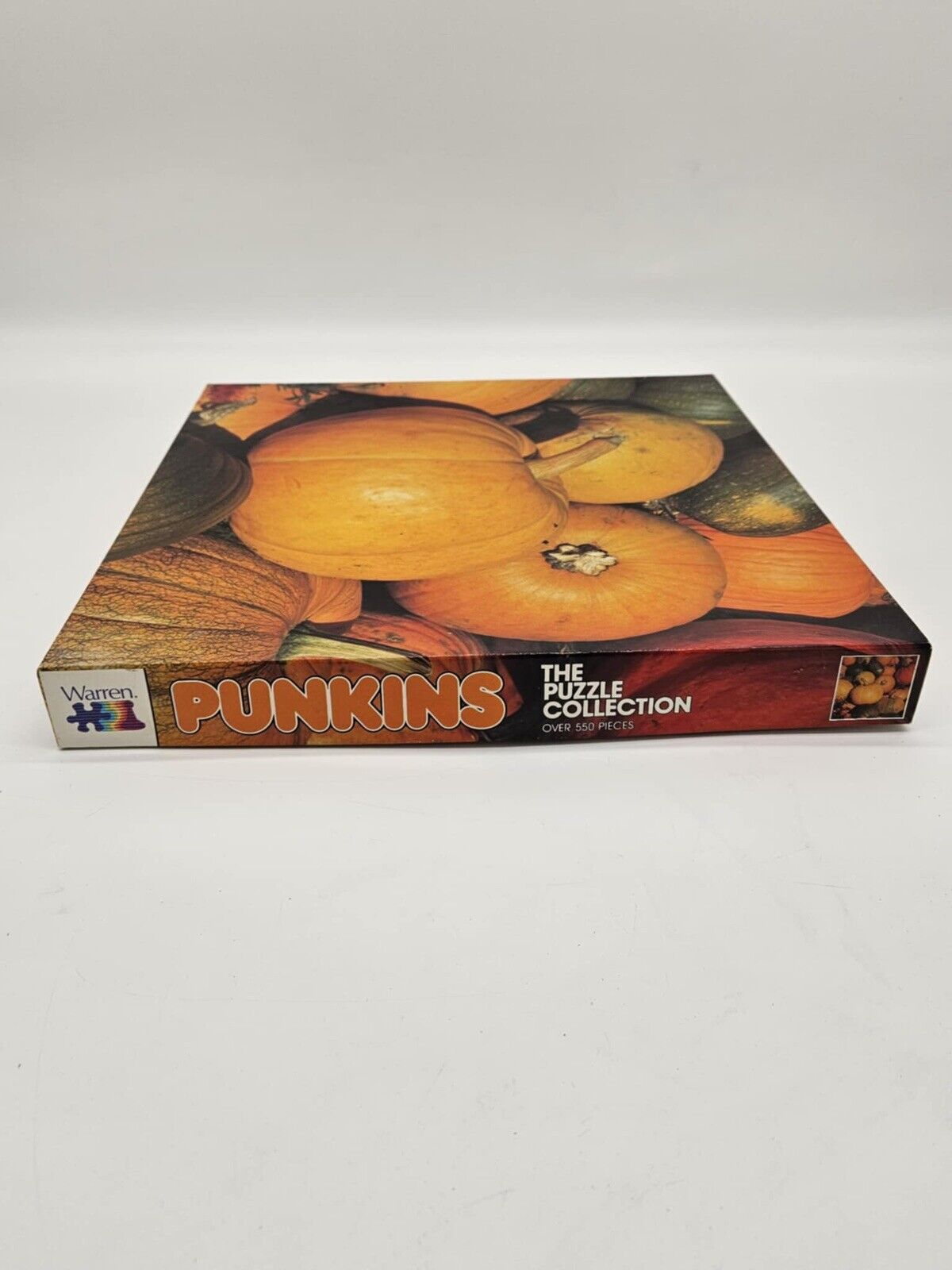 Vintage Warren "Punkins" Pumpkin Themed 550 Piece Jigsaw Puzzle New Sealed