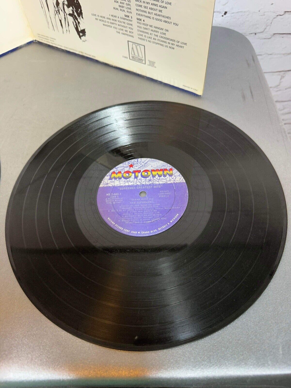 DIANA ROSS & THE SUPREMES GREATEST HITS (VG) 2-663 LP VINYL RECORD