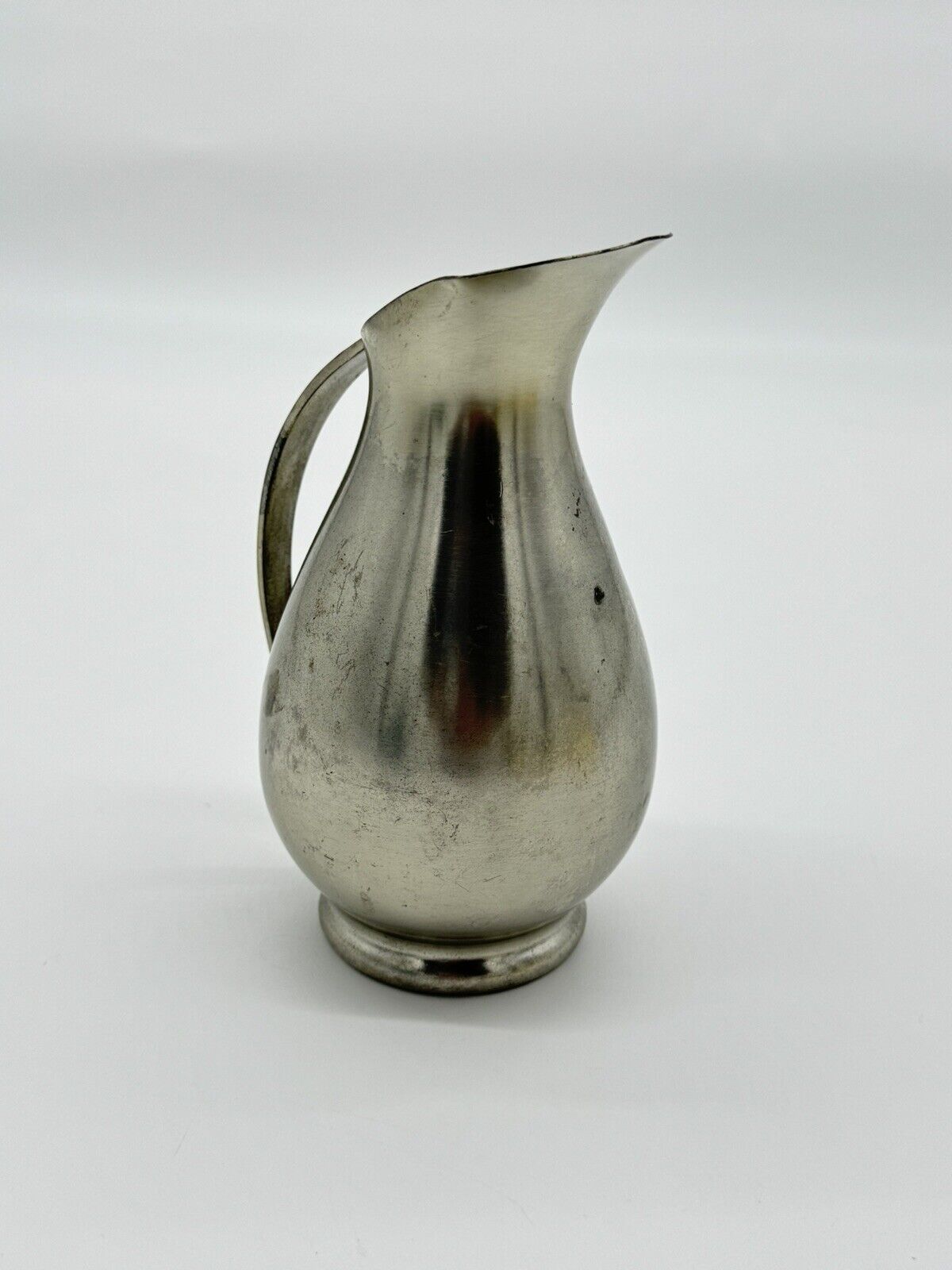 1960s Royal Holland KMD Daalderop Pewter Sculptural Pitcher Vintage Barware