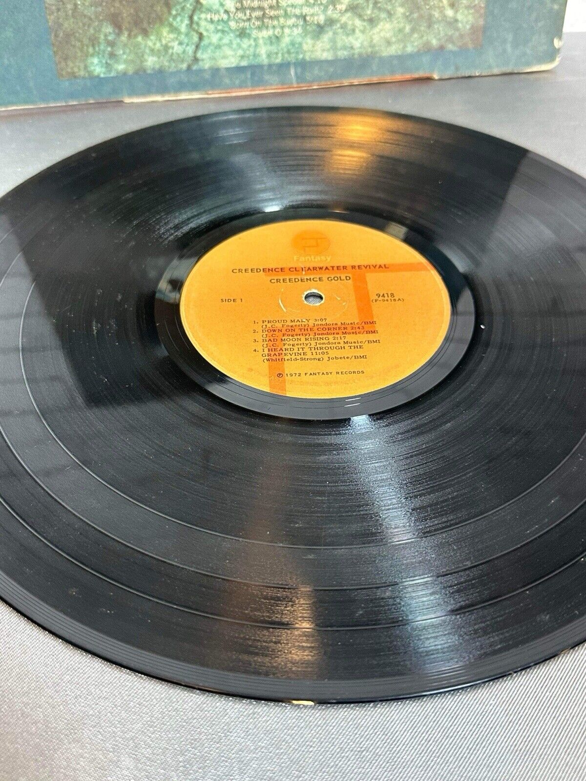 Creedence Clearwater Revival Gold Vinyl Record LP FANT-9418 VG++ UC
