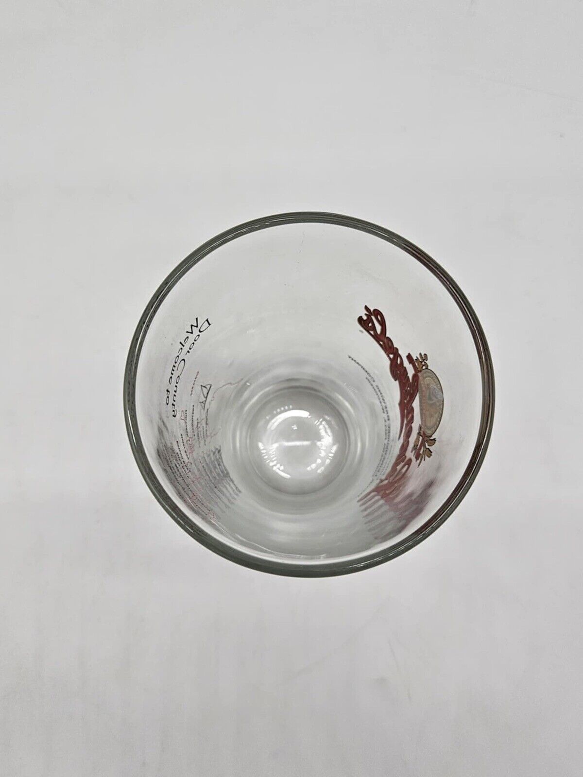 CHIPPEWA FALLS WISCONSIN LEINENKUGELS BEER GLASS SCREEN PRINTED 5 3/4"