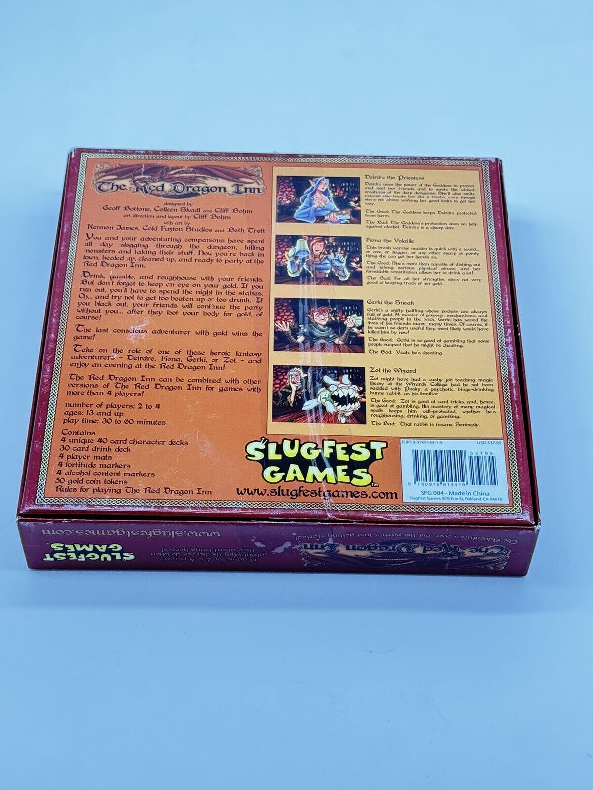 The Red Dragon Inn Board Game - Slugfest Games. New Sealed In Box