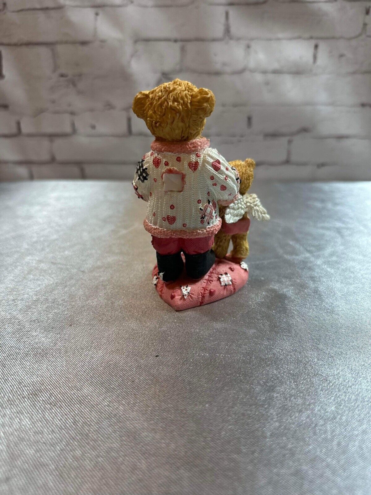 Home Interiors Figurine Americana Bear “Be Mine” Valentines Day Collectible VCFG