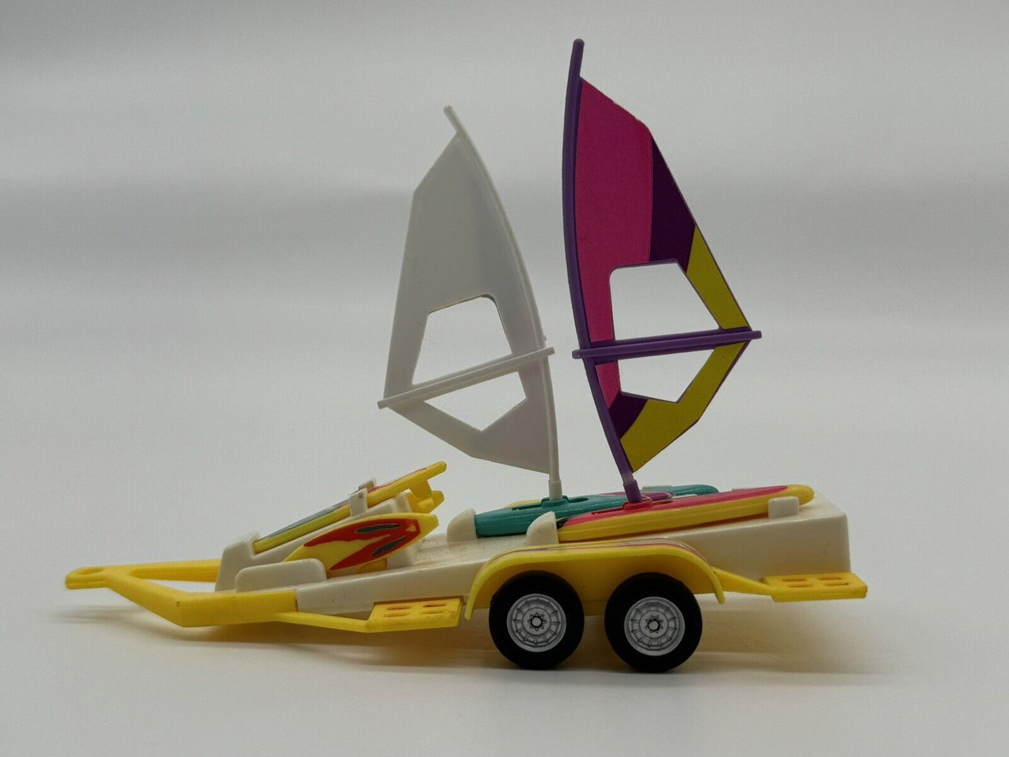 RARE FIND! Vintage 1980s Surfboard & Wind Board Toy Trailer VTY