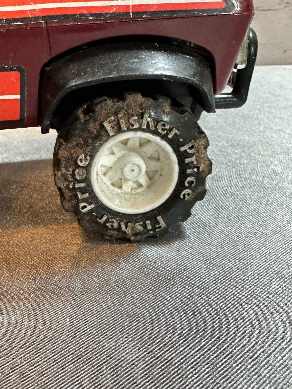Trail Boss 4x4 truck with roll bar and lights 1983 Fisher Price 10 inch VTY