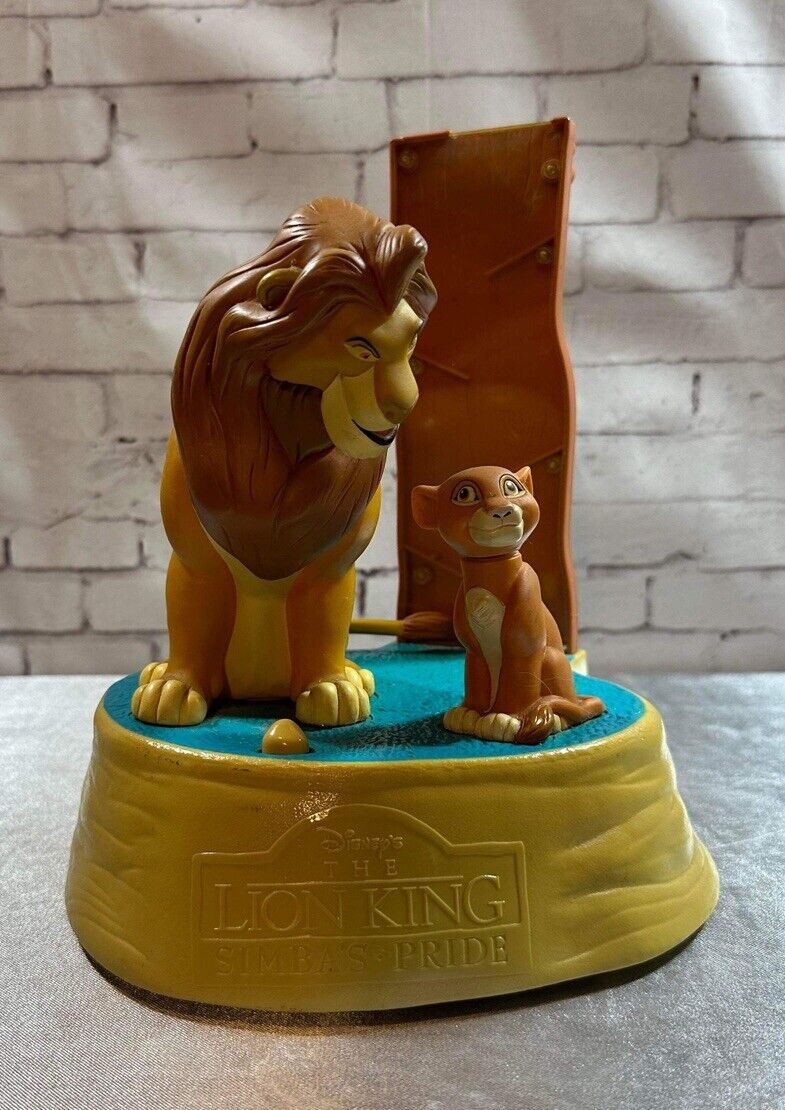1994 Disney The Lion King Simba's Pride Talking Coin Bank *Works* VTY