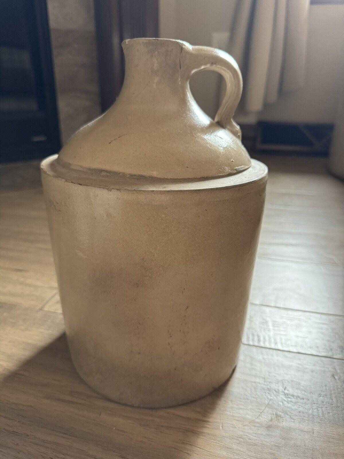 1 Gallon Whiskey Jug Vintage Stoneware