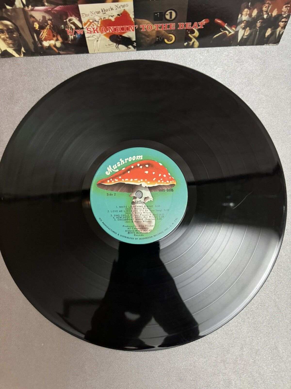 vinyl record FISHBONE Party at Ground Zero pink vapor COLUMBIA 1985 44-05326 EX