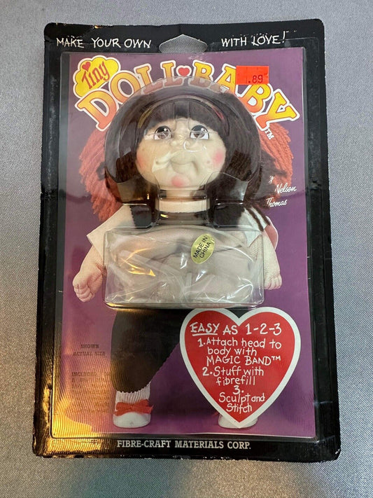 Vintage Tiny Doll Baby-Marth Nelson Thomas-NIP-1984
