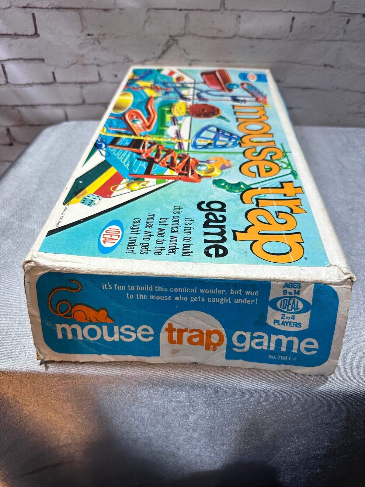 Vintage Ideal 1970 Mouse Trap Game In Box 2601-3 VGM