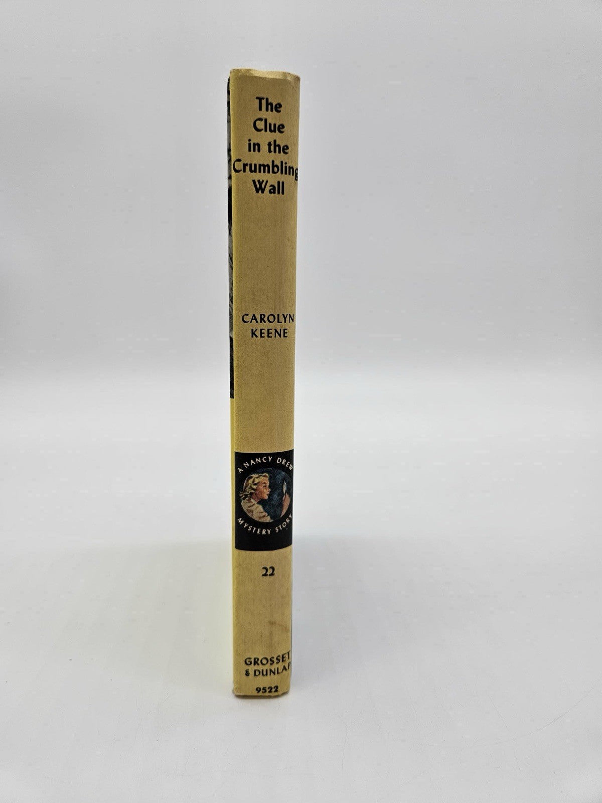 Nancy Drew The Clue In the Crumbling Wall Carolyn Keene HC 1945 1972 Blue pp #22