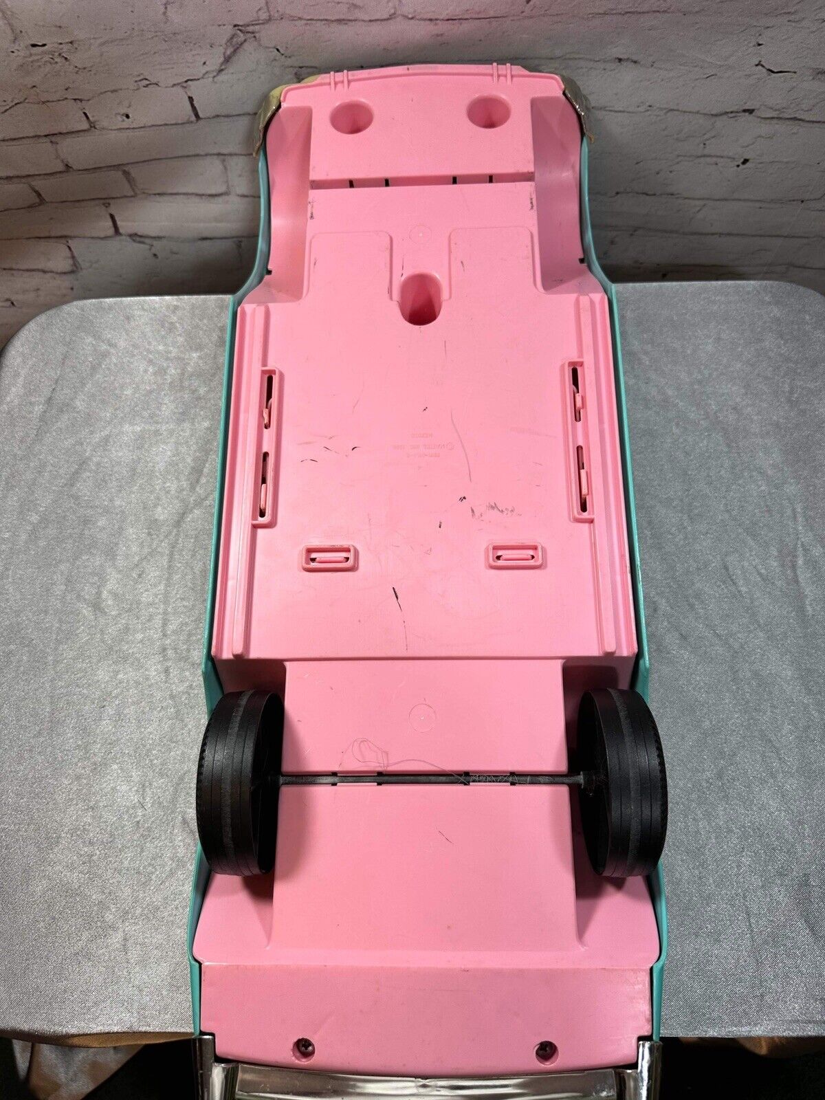 Barbie 57 Chevy Bel Air Convertible Car Turquoise Pink Vintage 1988 *FOR PARTS*