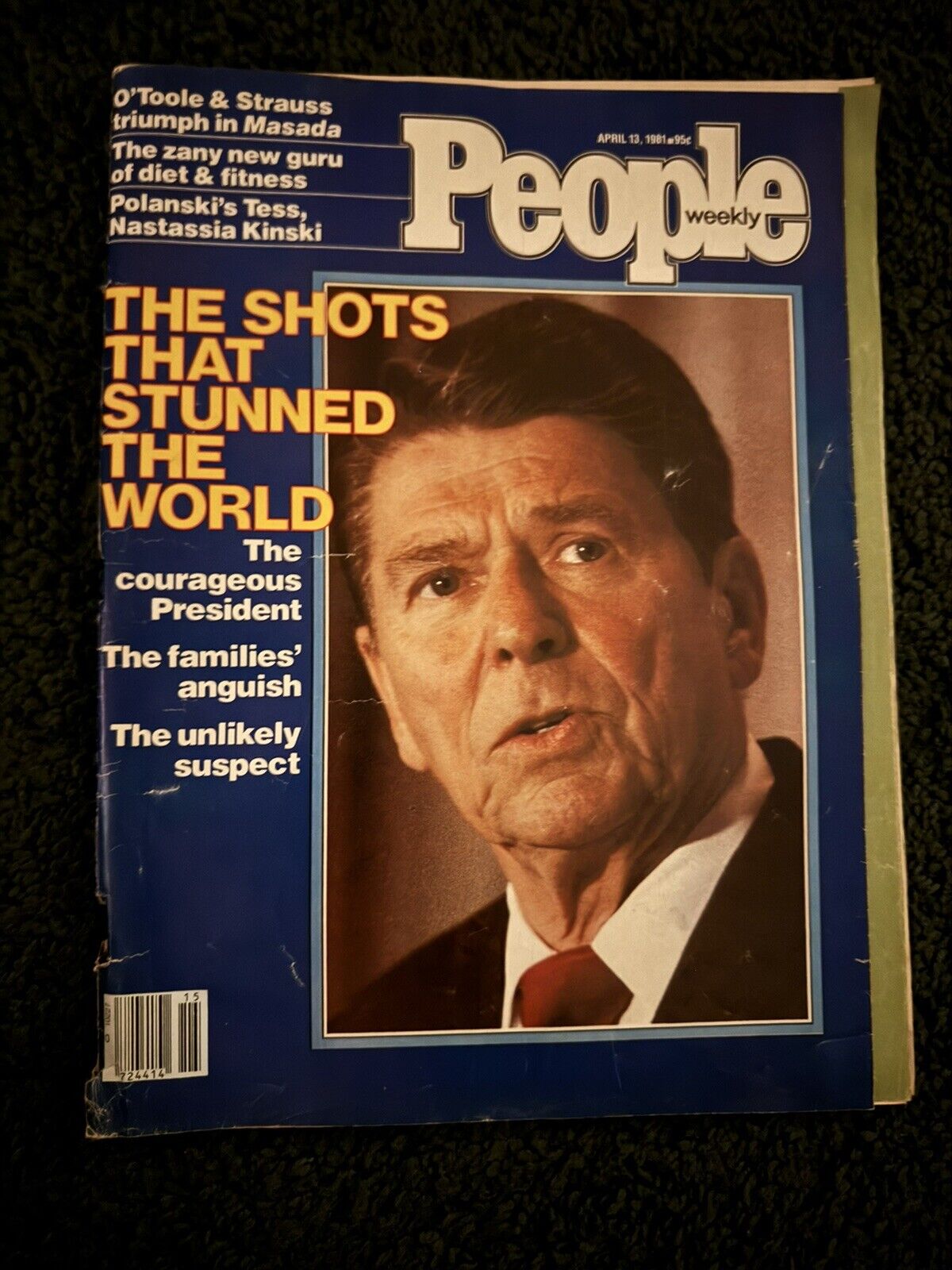 People Magazine April 13, 1981 Ronald Reagan Shooting - VBK